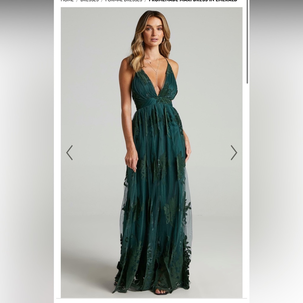PROMENADE MAXI DRESS IN EMERALD